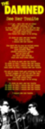 THE DAMNED SEE HER TONITE LYRIC (2)