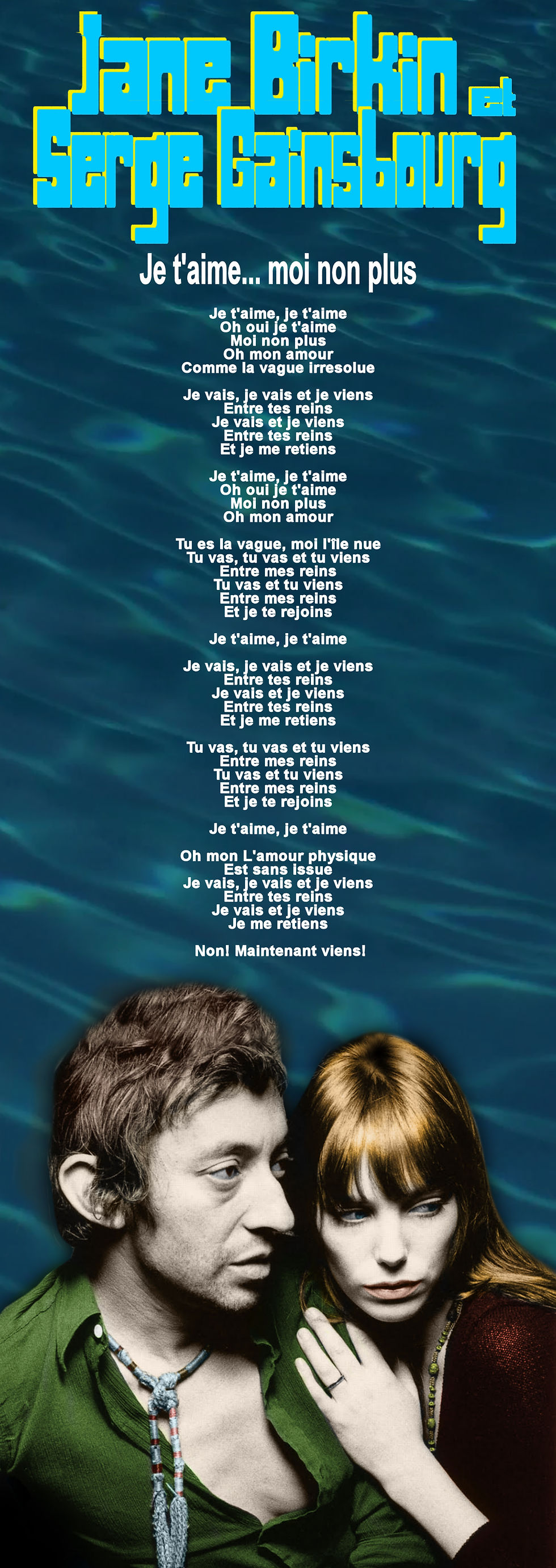 SERGE GAINSBOUGH JANE BIRKEN LYRIC