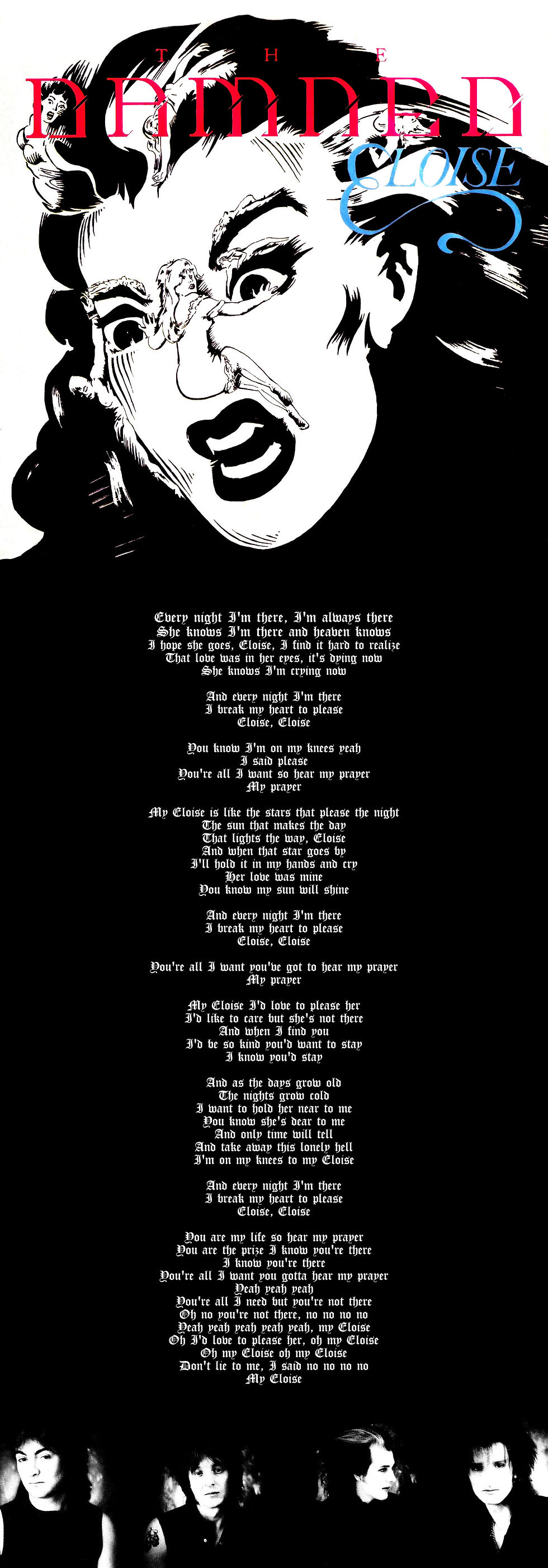 THE DAMNED ELOISE LYRIC