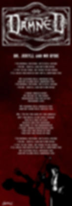 THE DAMNED DR JEKYLL & MR HYDE LYRIC