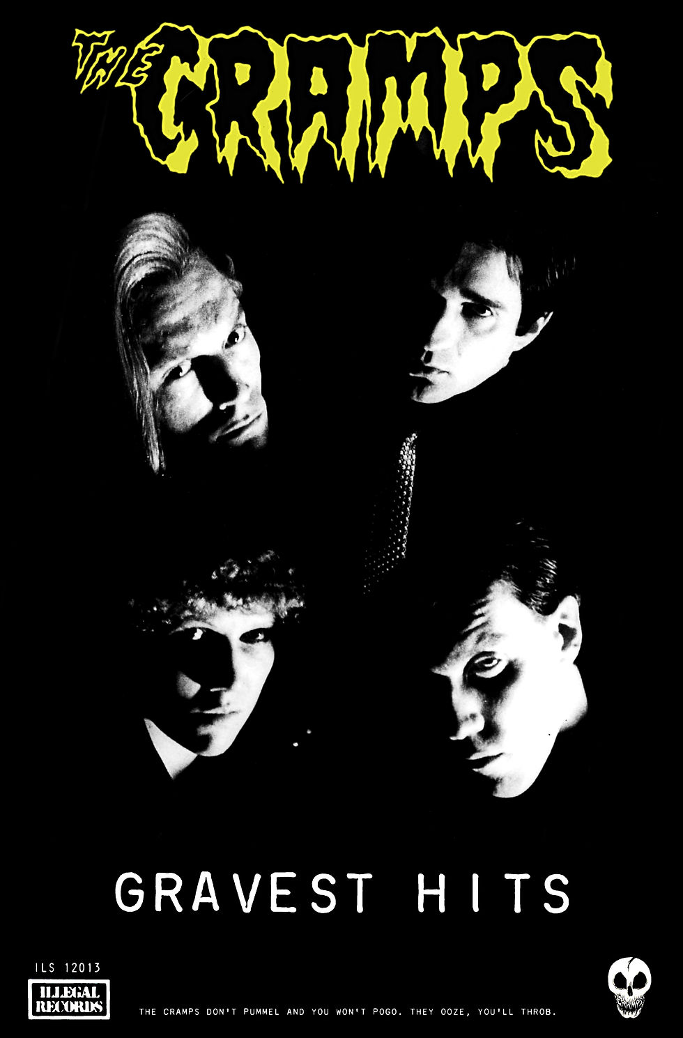 THE CRAMPS GRAVEST HITS POSTER