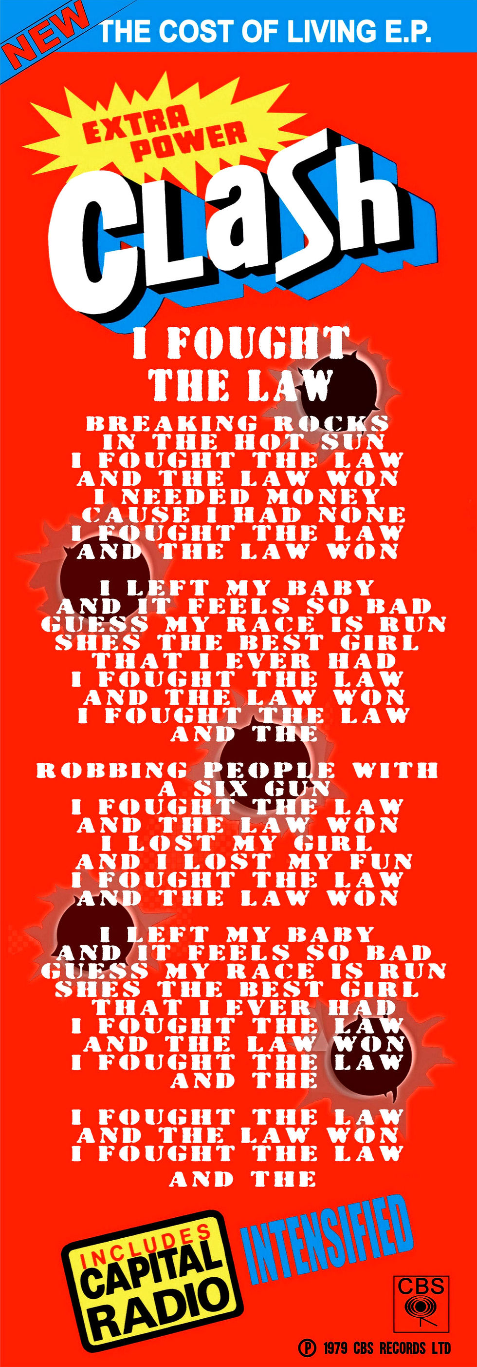 THE CLASH I FOUGHT THE LAW LYRIC