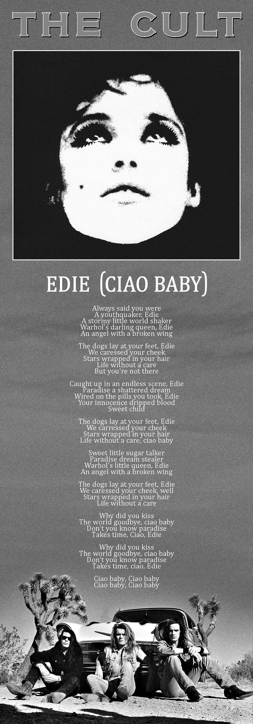 THE CULT EDIE CIAO BABY LYRIC