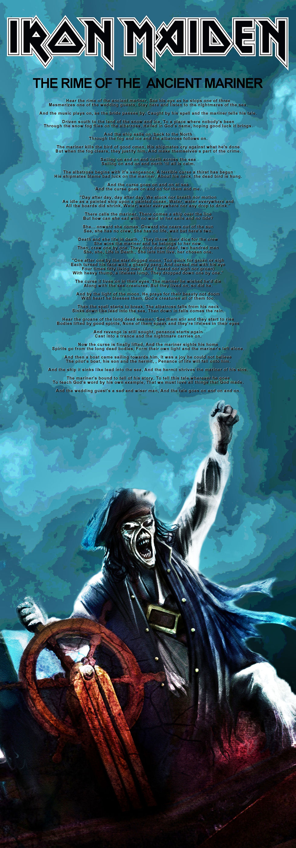 IRON MAIDEN THE RIME LYRIC