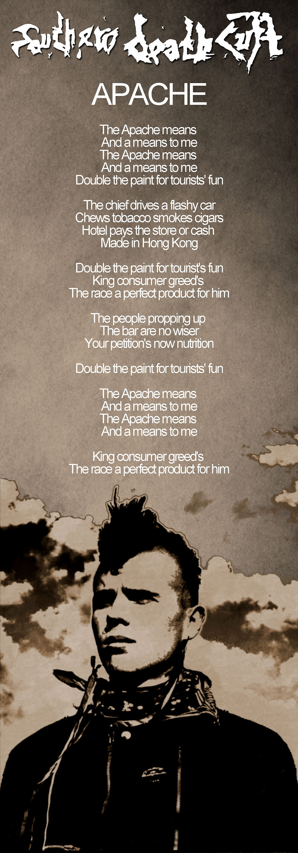 SOUTHERN DEATH CULT APACHE LYRIC