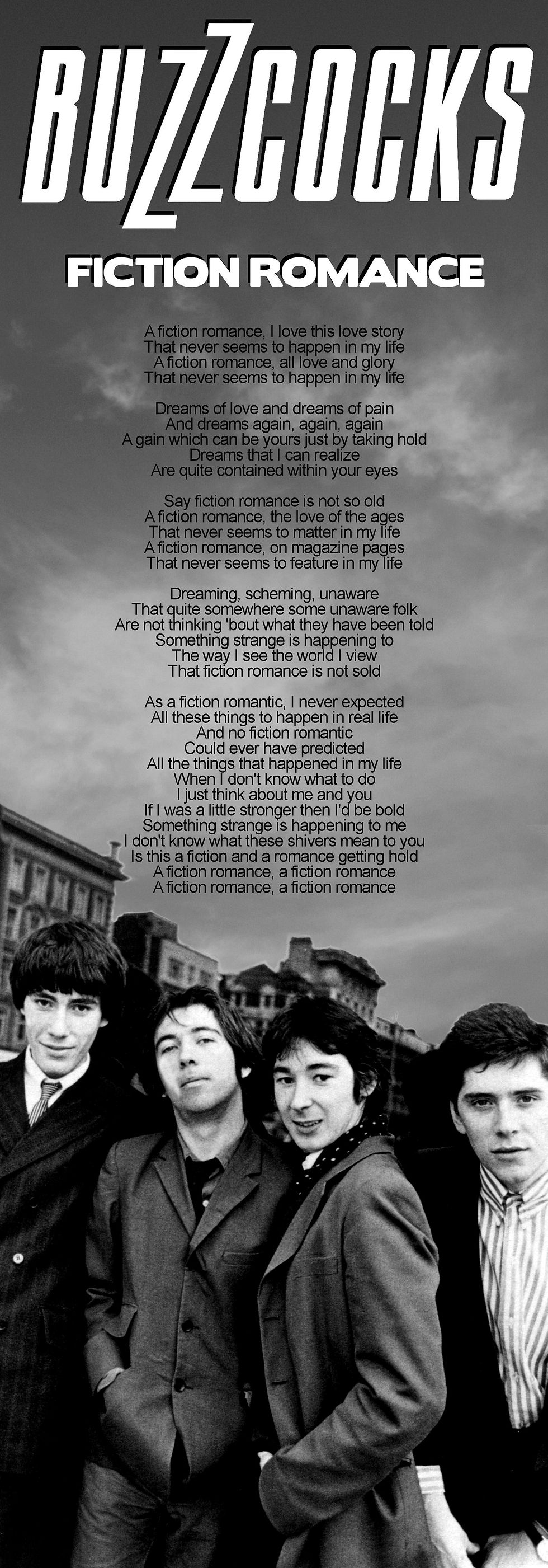 BUZZCOCKS FICTION ROMANCE LYRIC
