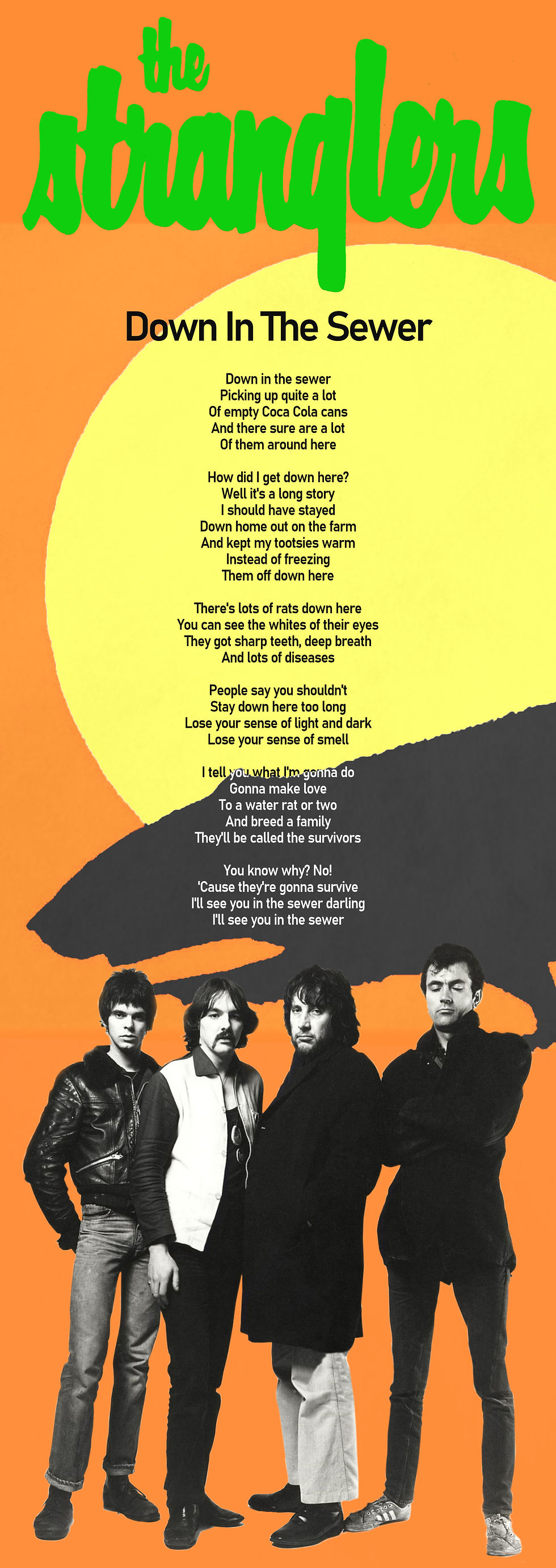 THE STRANGLERS SEWER 4 LYRIC