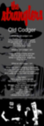 THE STRANGLERS OLD CODGER LYRIC