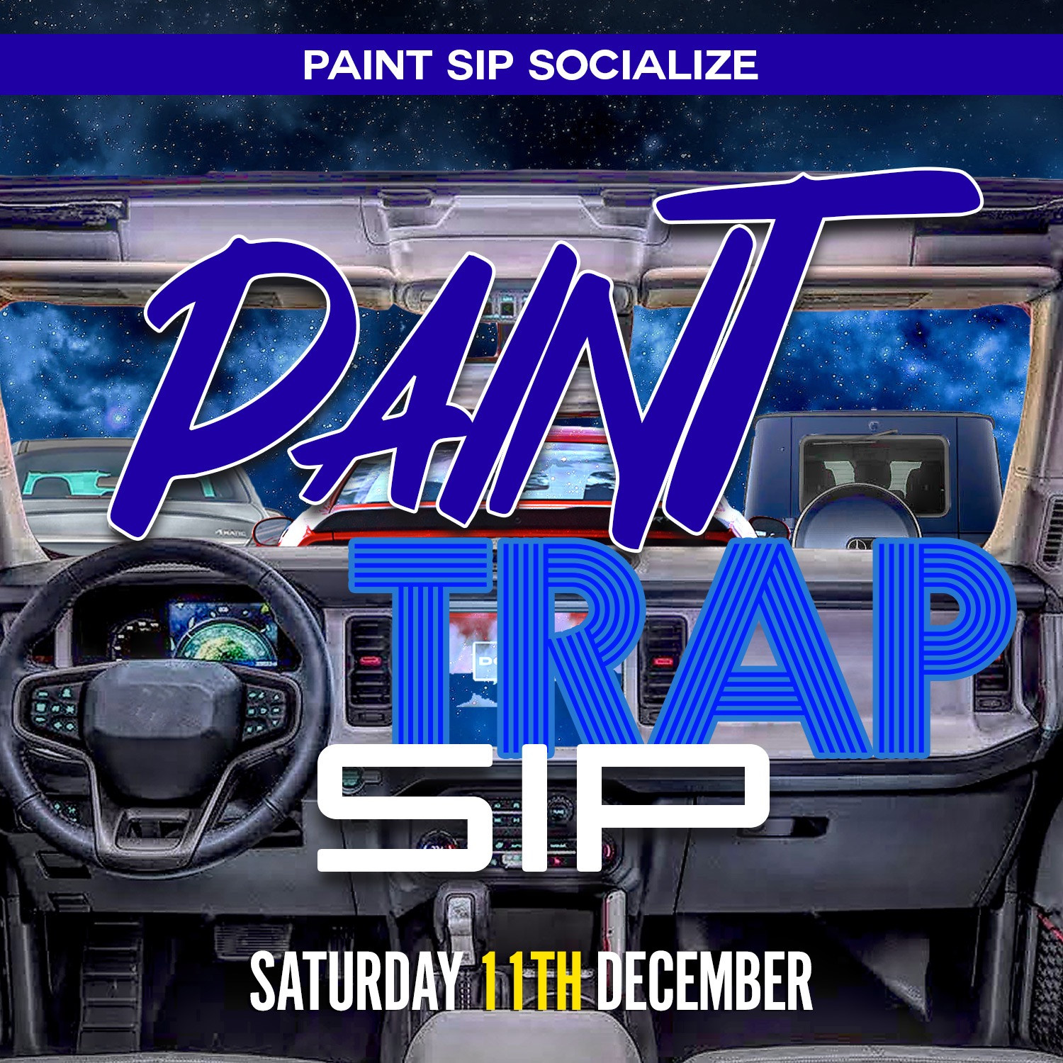 Trap Paint Sip December 1030pm paintsipsocialize