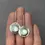 Thumbnail: Stamped Rainbow Moonstone Earrings