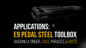 Applications: E9 Pedal Steel Toolbox