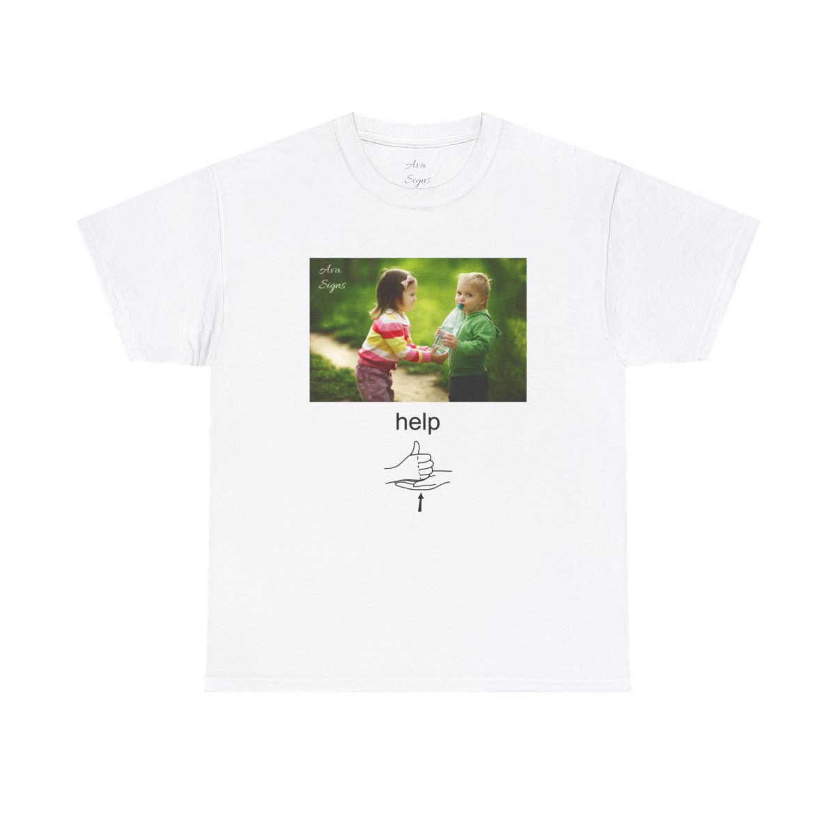 Help by Ava Signs T-Shirts