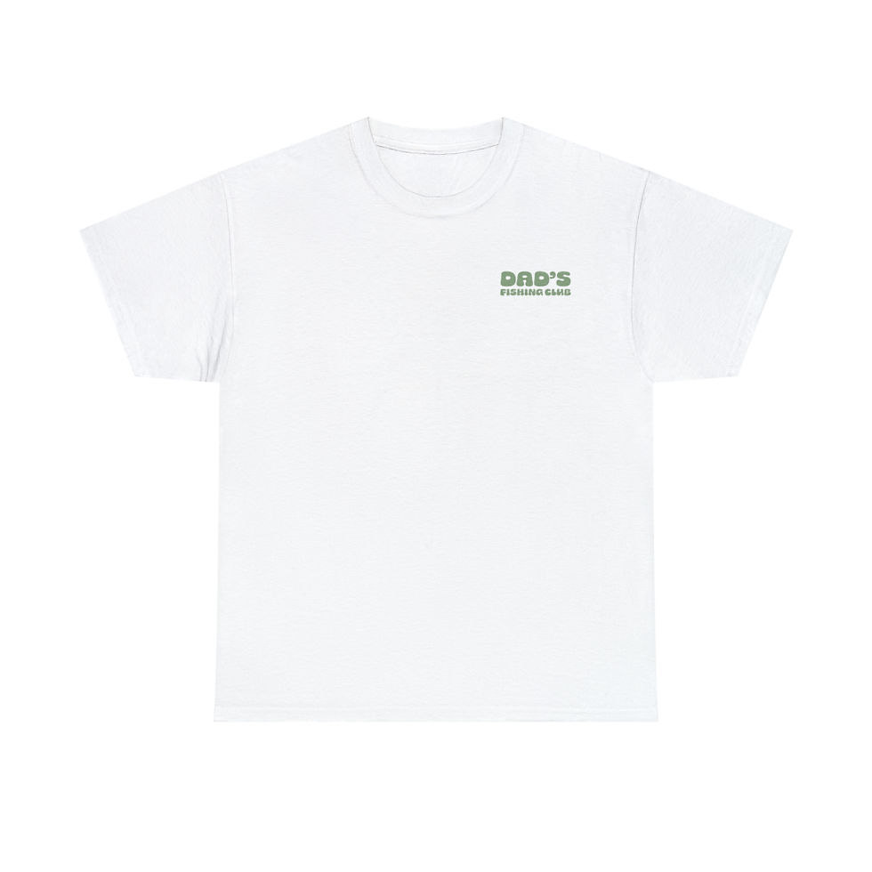 Thumbnail: Wonder Night Design Dad's Fishing Club Unisex Heavy Cotton Tee