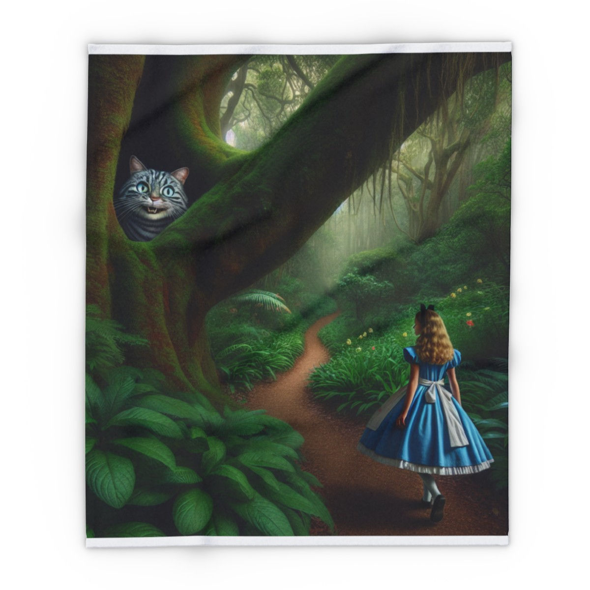 Alice's Path - Arctic Fleece Blanket by Wonder Night Design