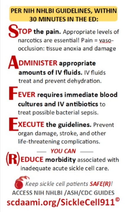 SickleCell911 | -scdaami-