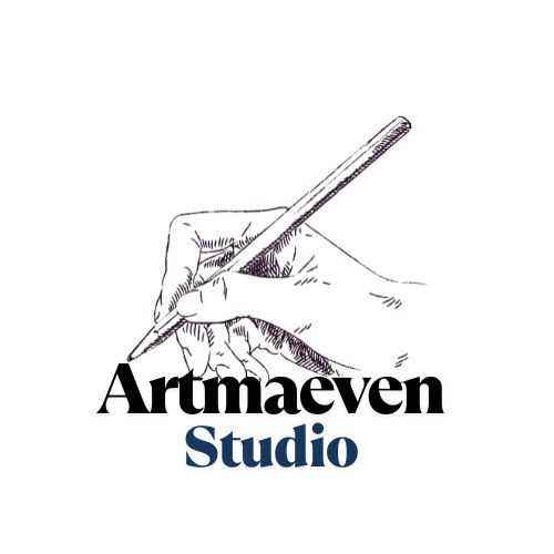 Artmaeven Studio Logo Hand Drawn