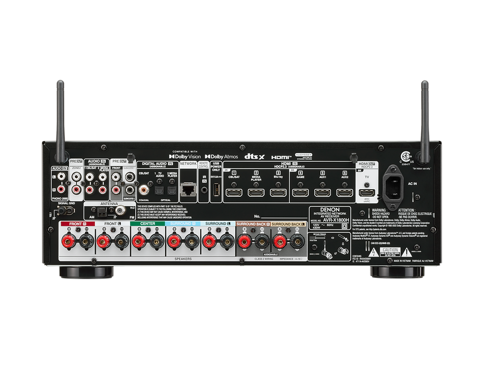 Thumbnail: Denon AVR-X1800H