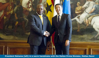 Italian Prime Minister Matteo Renzi visits Ghana Monday