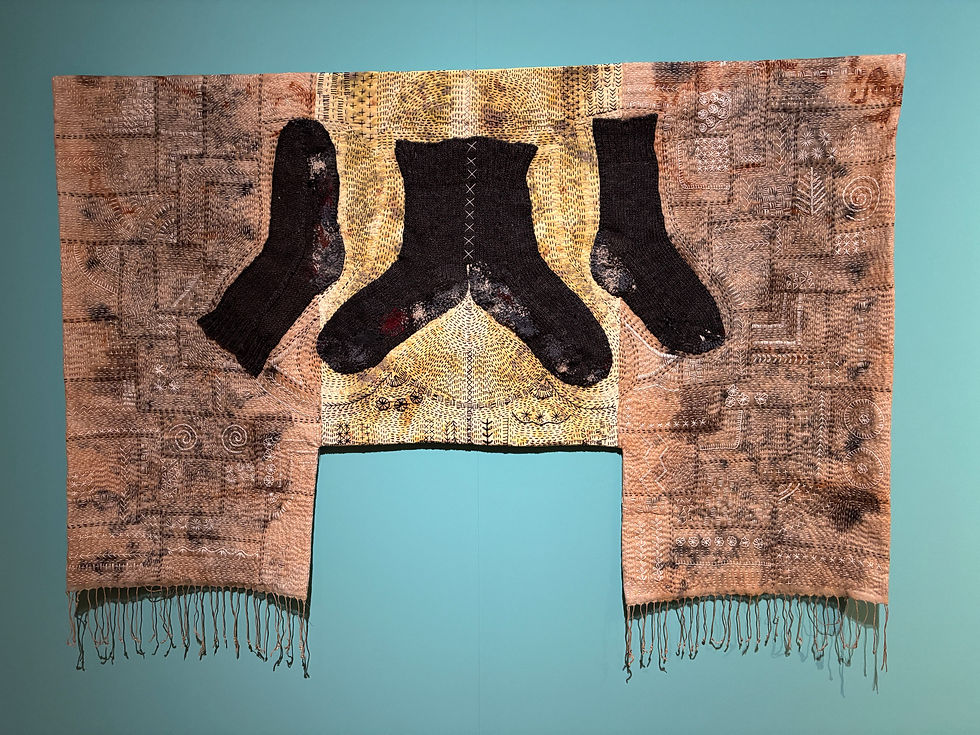 Maryte Collard(Lit): STIMME AUS DER VERGANGENHEIT, 2024, 90 x 140 cm