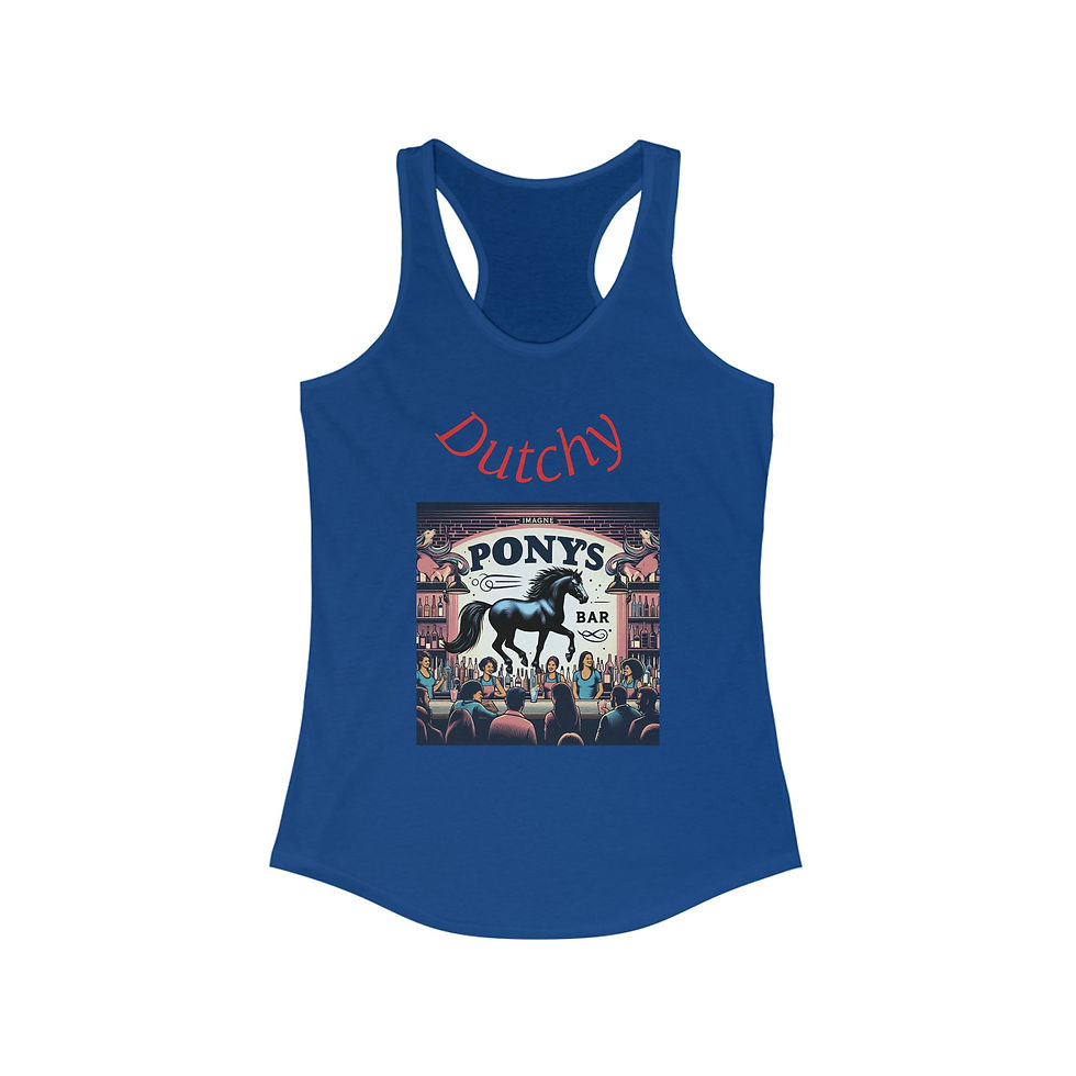 Thumbnail: Tank Top Dutchy Pony’s Bar Racerback Tank
