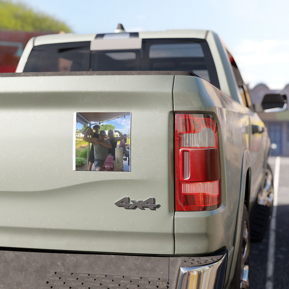 Thumbnail: Custom Car Magnets - Family Strong Magnet Set