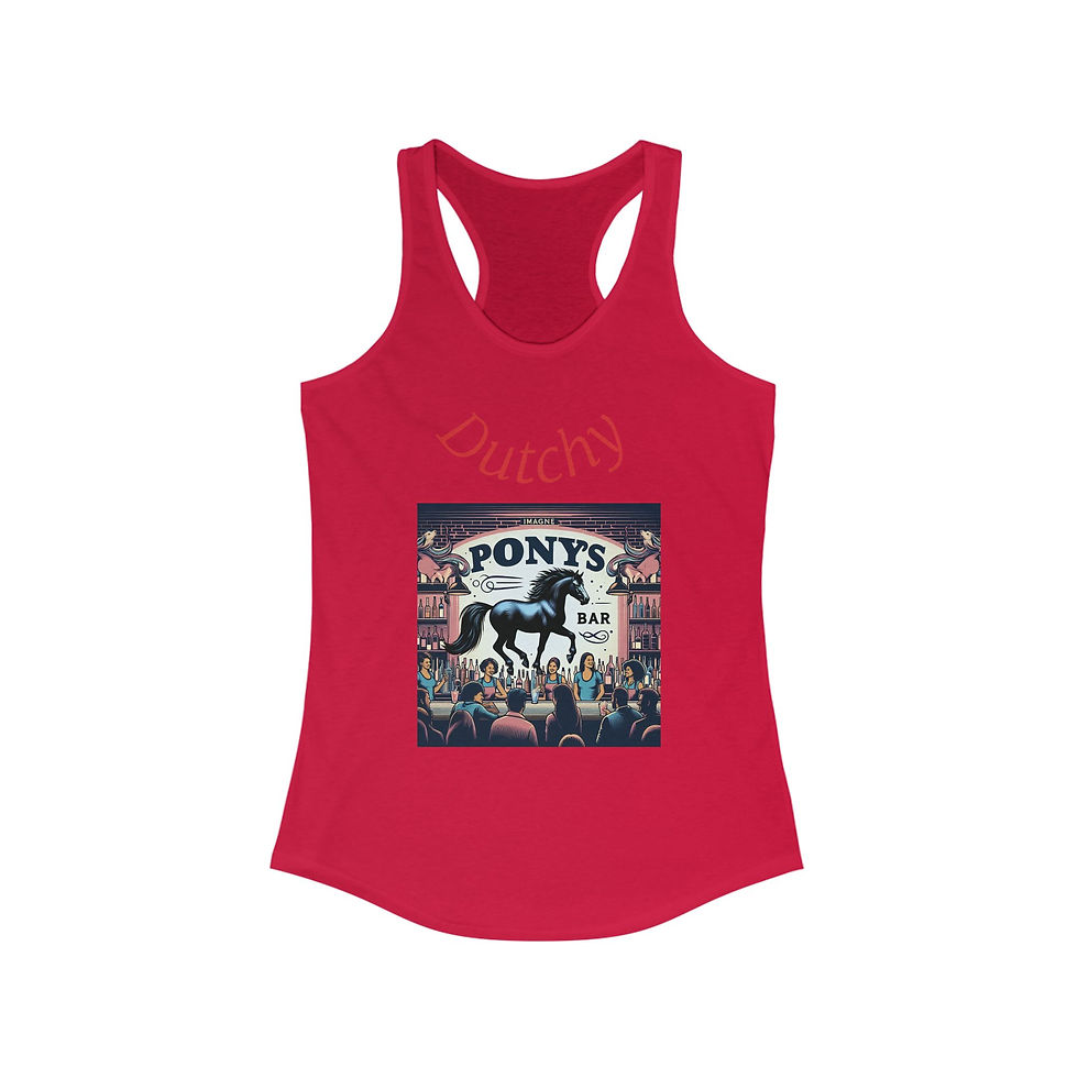 Thumbnail: Tank Top Dutchy Pony’s Bar Racerback Tank