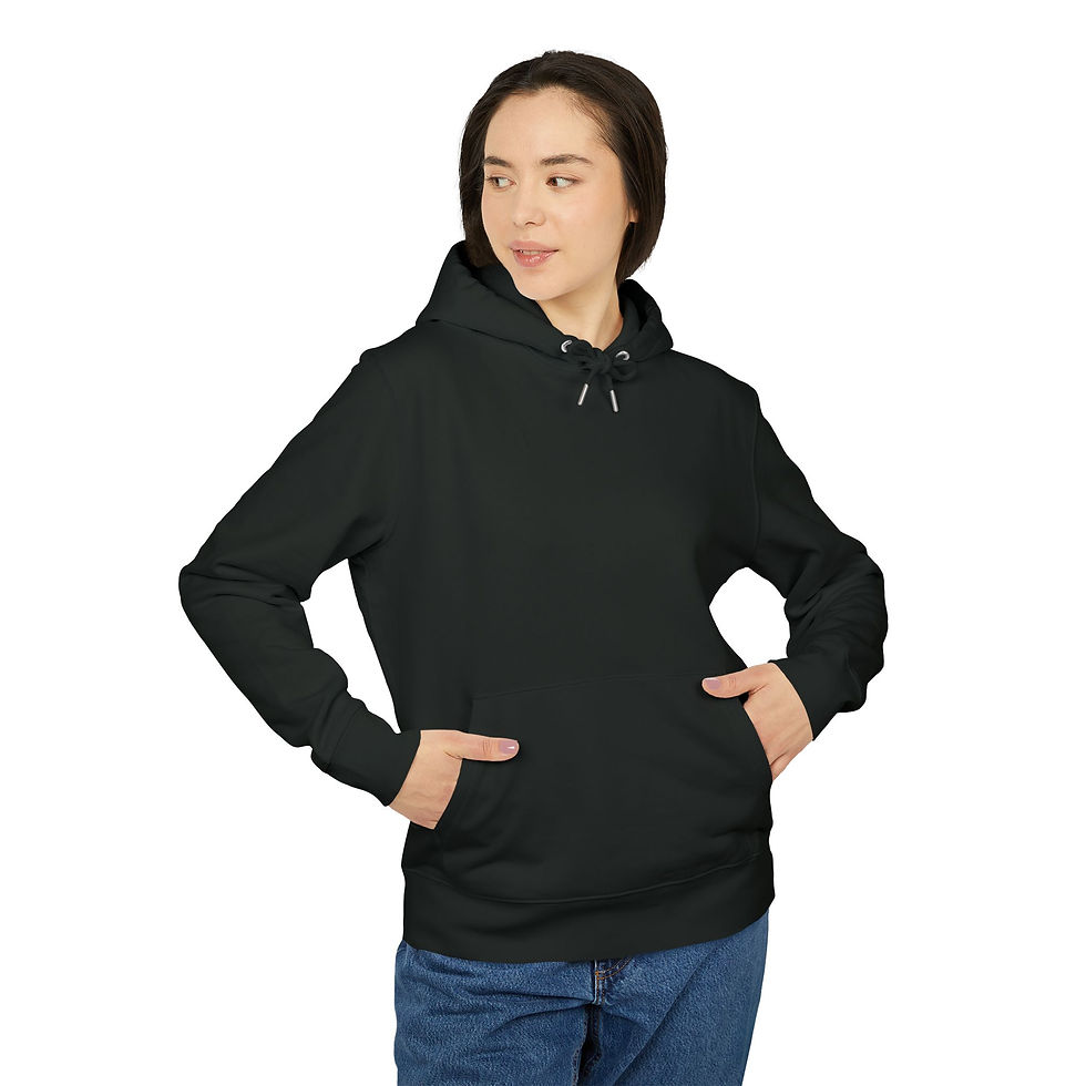 Thumbnail: Hoodie — Lantern & 'Small Steps Create Big Light' Inspirational Back Print