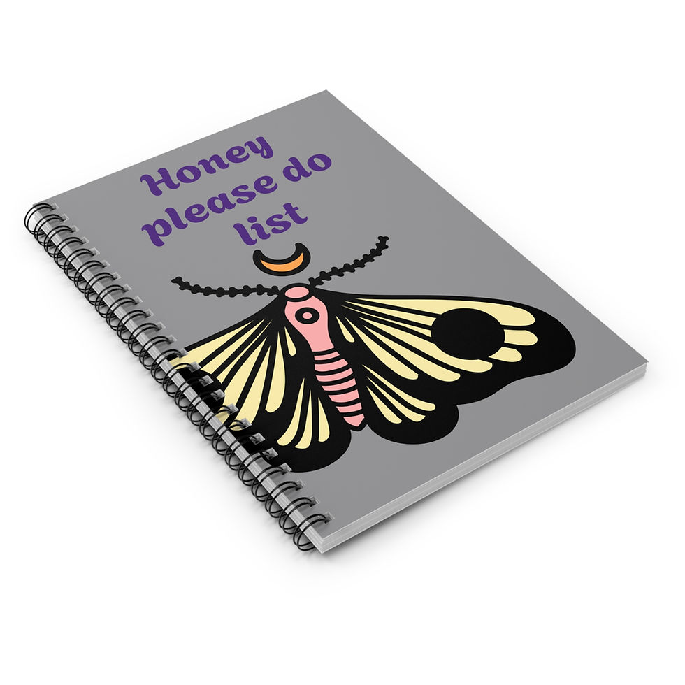 Thumbnail: Spiral Notebook - Ruled Line 'Honey Dew List' Journal