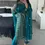 Thumbnail: A Women in Blue Classy Indian Georgette Salwar Suit With Sequence Work With Pant And Dupatta