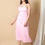 Thumbnail: A Girl in Pink Fancy Plain Frock A Line One piece Midi Dress