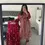 Thumbnail: A Women in Red Classy Indian Georgette Salwar Suit With Sequence Work With Pant And Dupatta