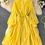 Thumbnail: A Fancy Yellow Western Short Dress