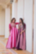 Pink And Wine Unique Wedding And Party Wear Faux Georgette Gown Dress With Dupatta