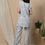Thumbnail: a girl wearing Casual Kurta Pant Crepe Co-Ord Set For Women