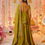 Thumbnail: Exquisite Vaatika Chinnon Silk Anarkali Gown With Pant & Dupatta Set Suit Dress