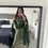 Thumbnail: A Women in Green Classy Indian Georgette Salwar Suit With Sequence Work With Pant And Dupatta