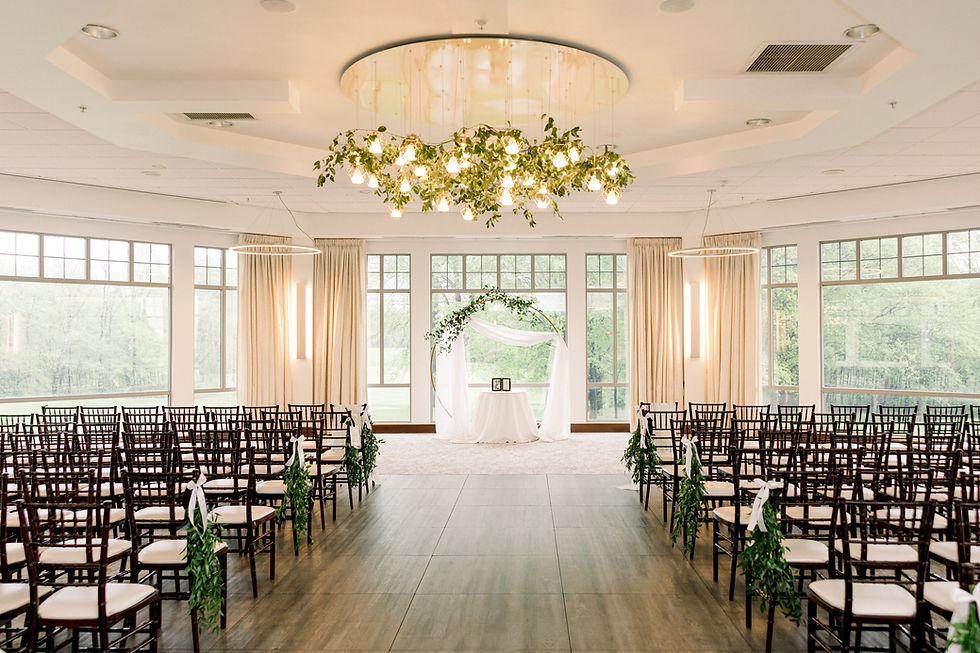 Indoor Ceremony Set Up
