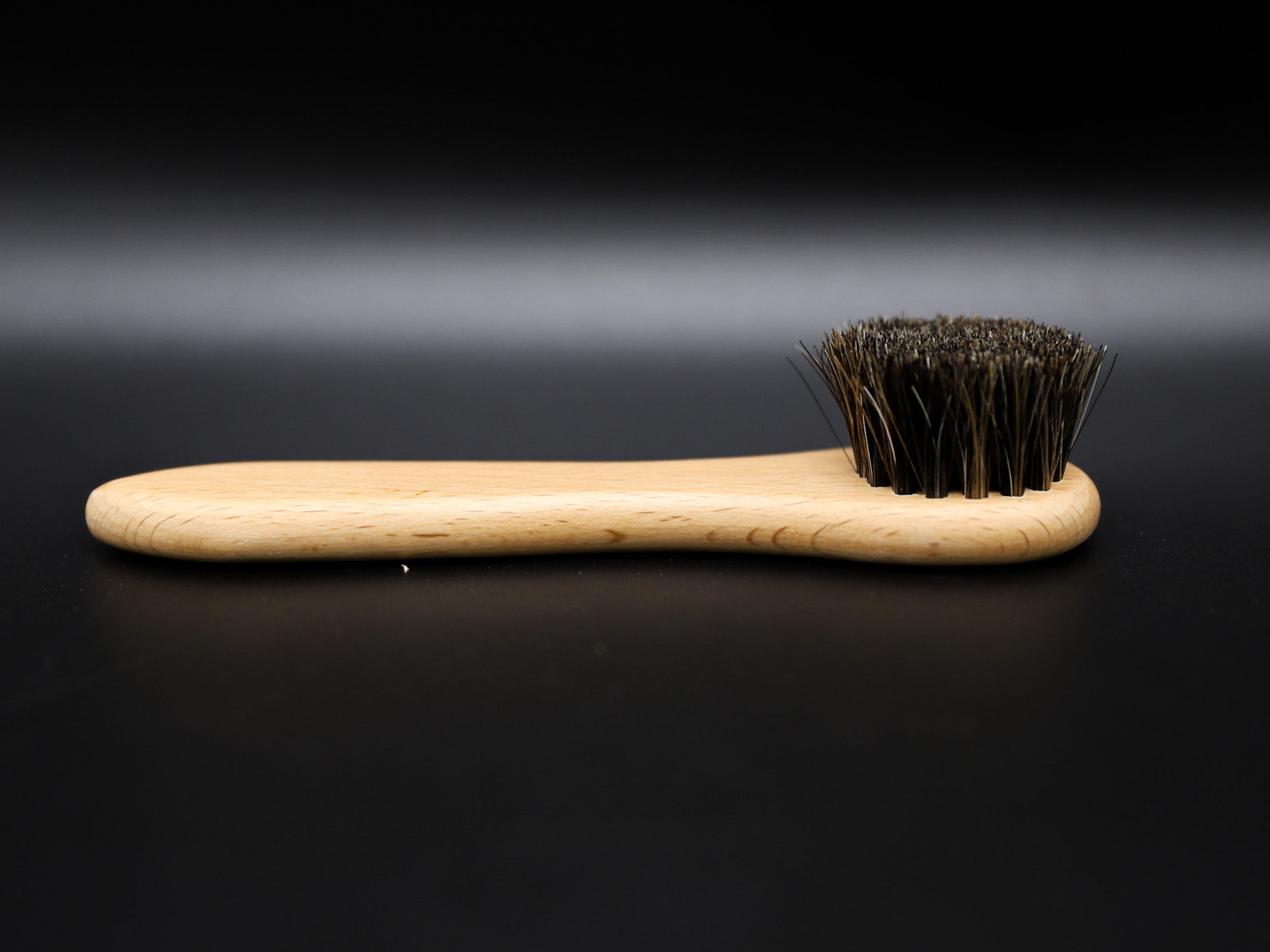 horse hair buffing brush