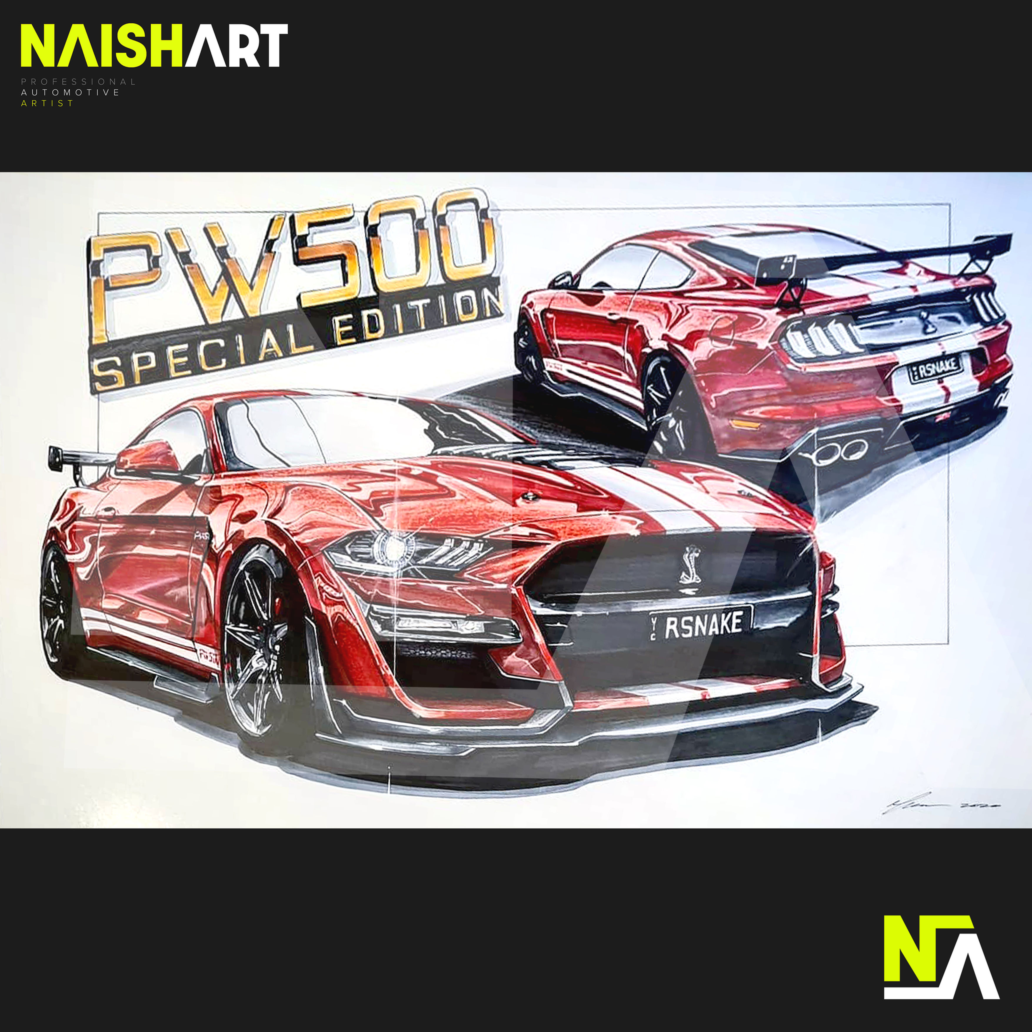 CUSTOM ARTWORK A2 Double view