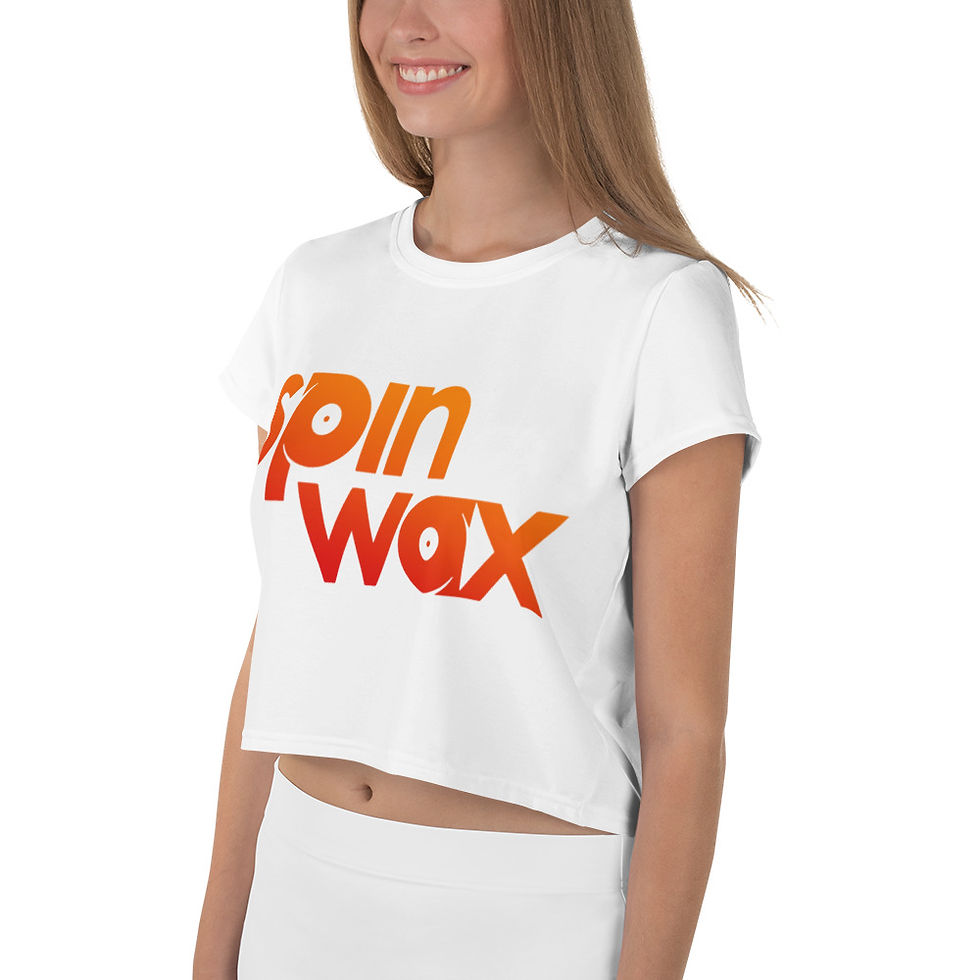 Thumbnail: Spin Wax Logo Loose Fit Crop Tee