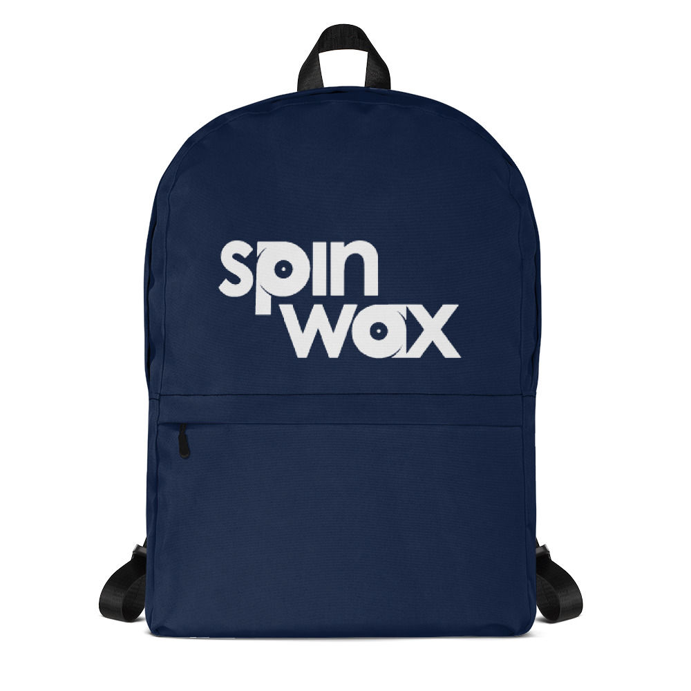 Spin Wax All Navy Blue "White Logo" Backpack