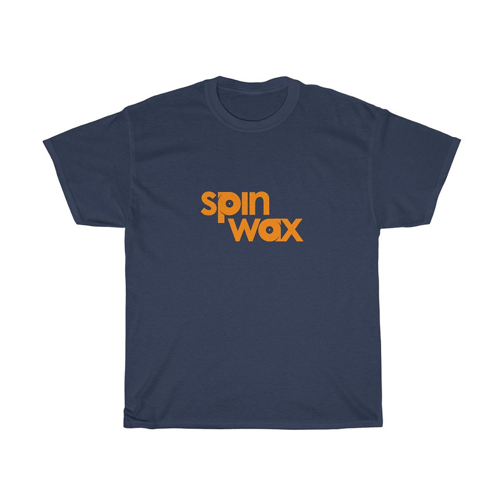 Thumbnail: Spin Wax Classic "Orange Logo" Unisex Heavy Cotton Tee