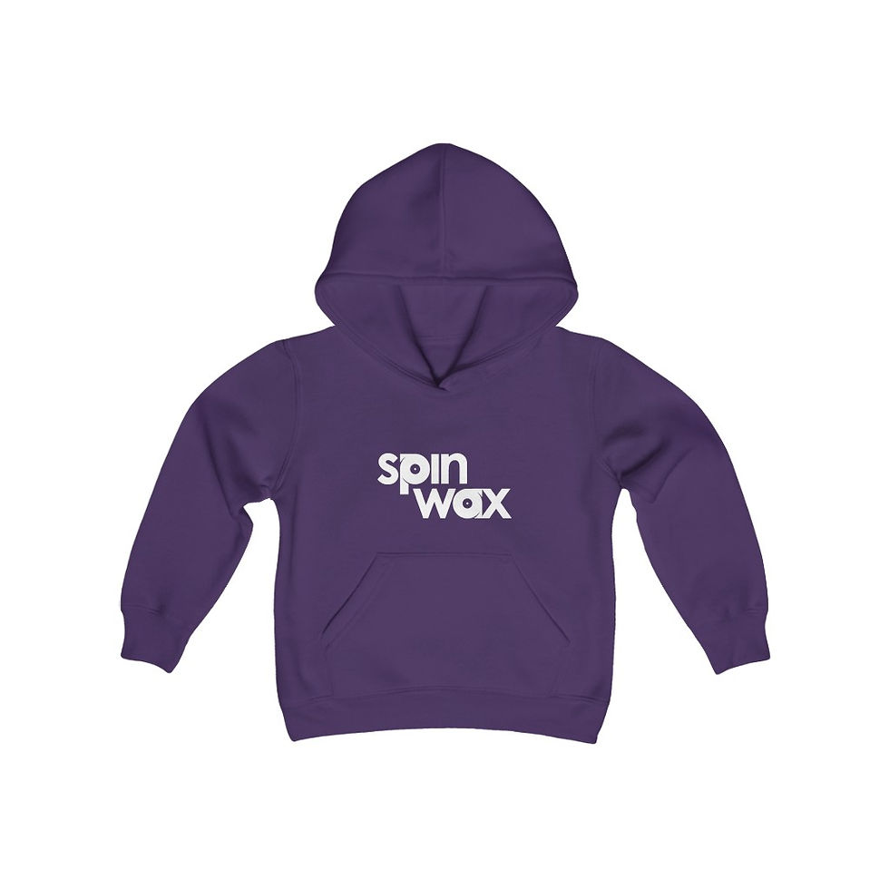 Thumbnail: Kids - Spin Wax "White Logo" Hoodie