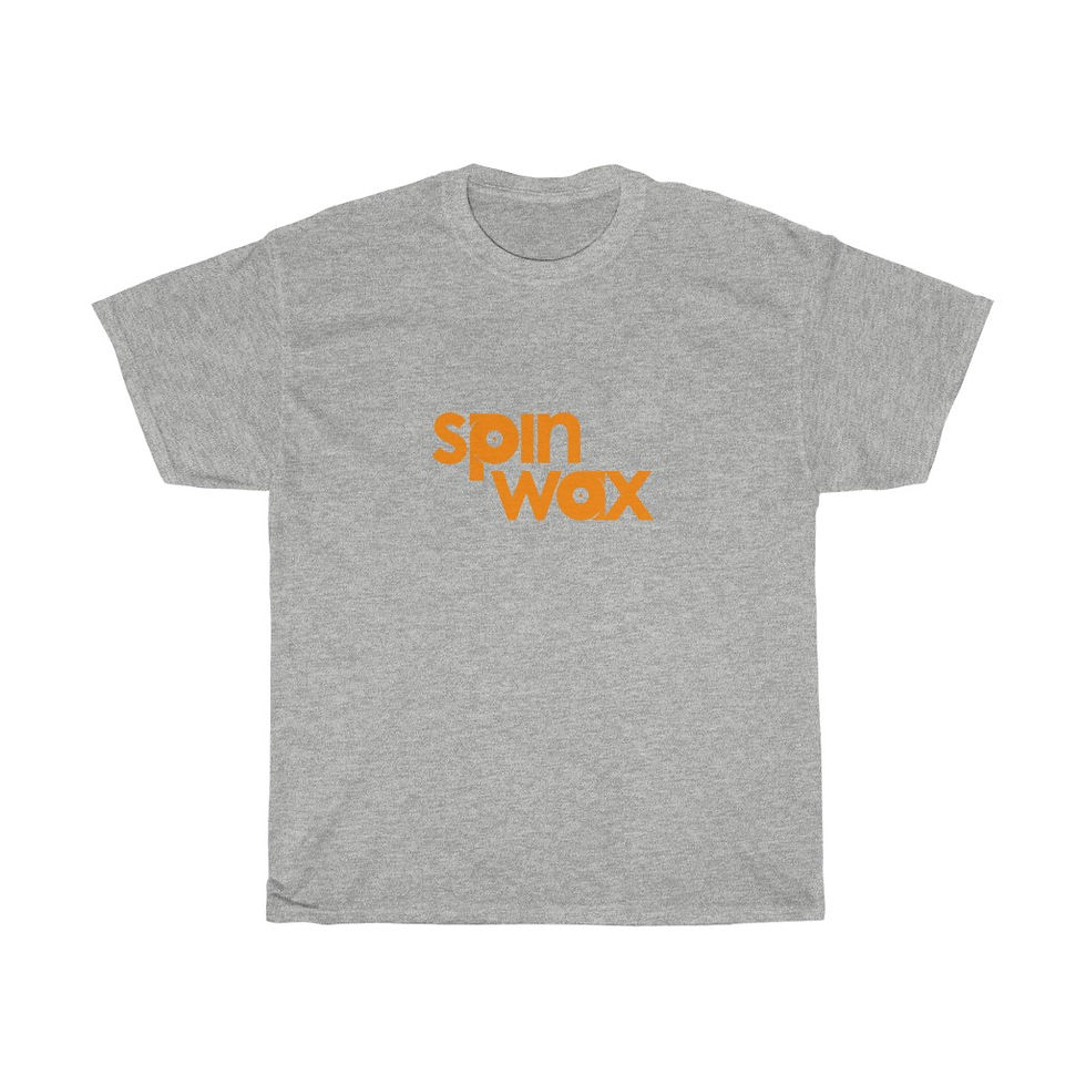Thumbnail: Spin Wax Classic "Orange Logo" Unisex Heavy Cotton Tee