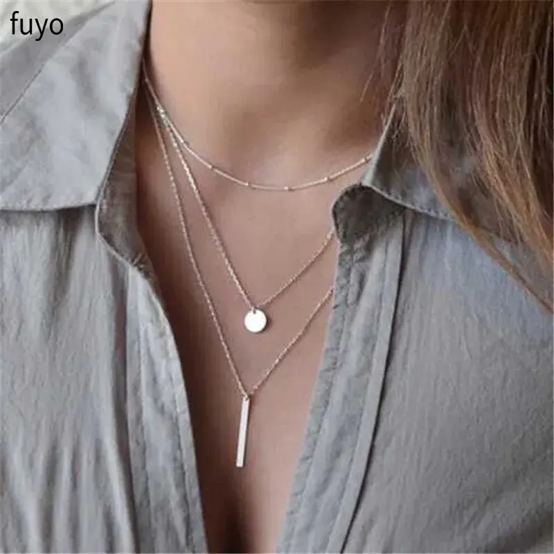 Bohemian Moon Star Crystal Heart Choker Necklace Pendant Jewelry Gift