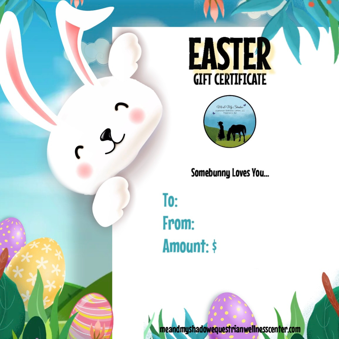 8-Easter Gift Certificate