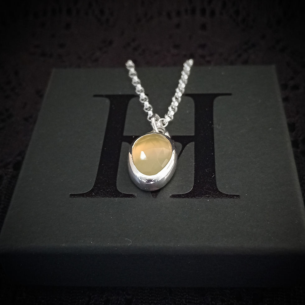 Thumbnail: Rituals Pendant With Yellow Opal