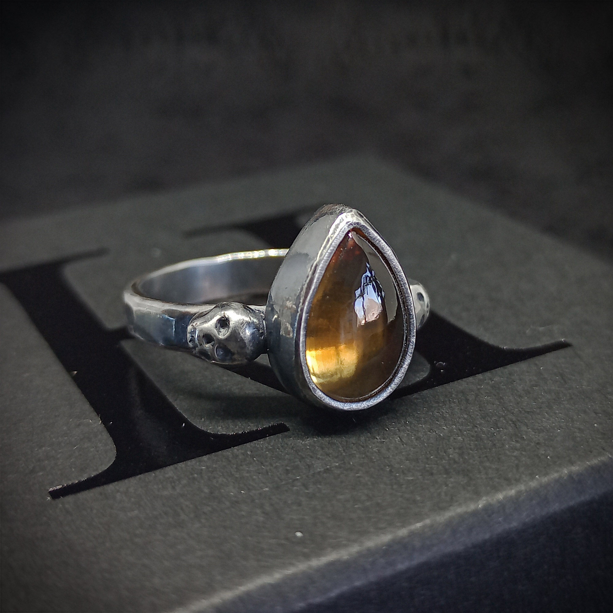 Sentry Ring With Citrine