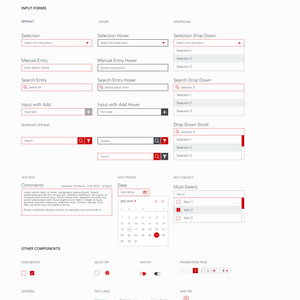 APX interface components