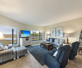 Open Concept Apartment Style Living Room